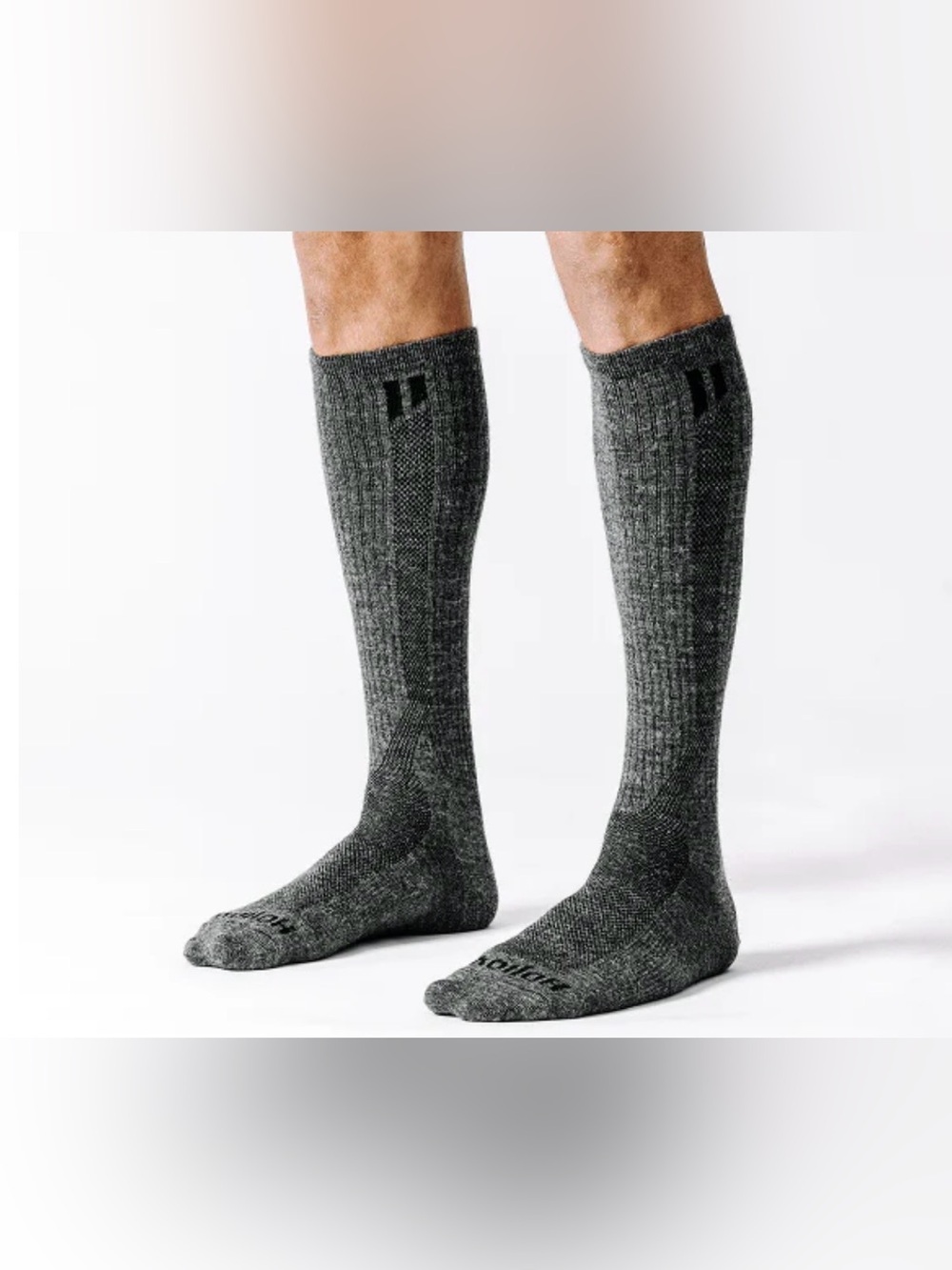Hollow Compression Socks Grey Large NWT IN PACKAGE